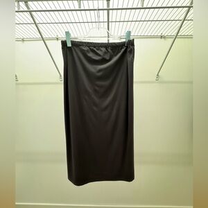 Attesa Maternity Women’s Classic Black Midi Skirt Size Large